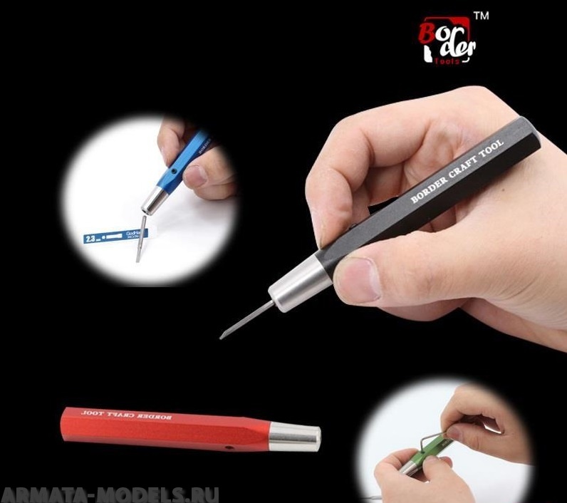 BD0033-R Рукоятка для стамески скрайбера красная