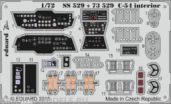 73529ED  C-54 interior S.A.  1/72
