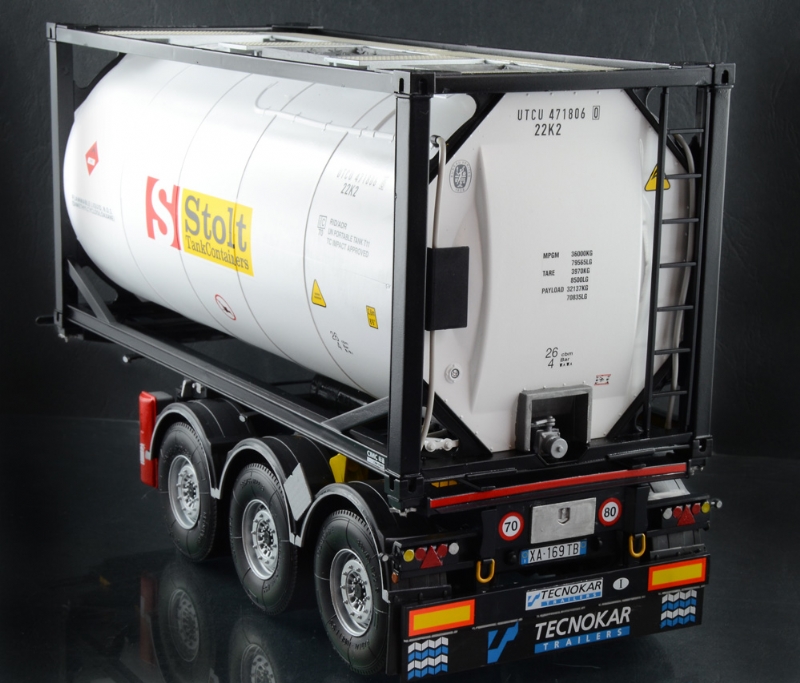 3929ИТ Трейлер TECNOKAR TRAILER with  20' TANK Italeri