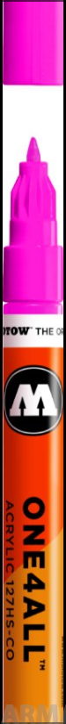 127431 Маркер MOLOTOW ONE4ALL 127HS-CO #217 Фл. Розовый 1,5 мм