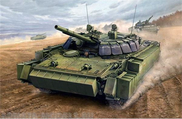 00365 Боевая машина пехоты БМП-3 с активной броней Trumpeter