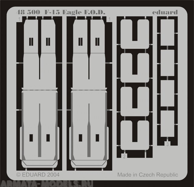 48500 Фототравление для F-15  (F.O.D) для модели Хасегава
