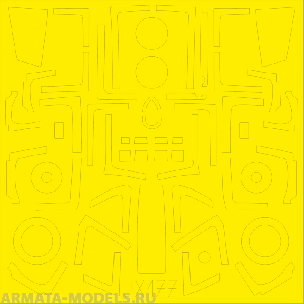 JX177ED  Окрасочная маска OV-10D 1/32