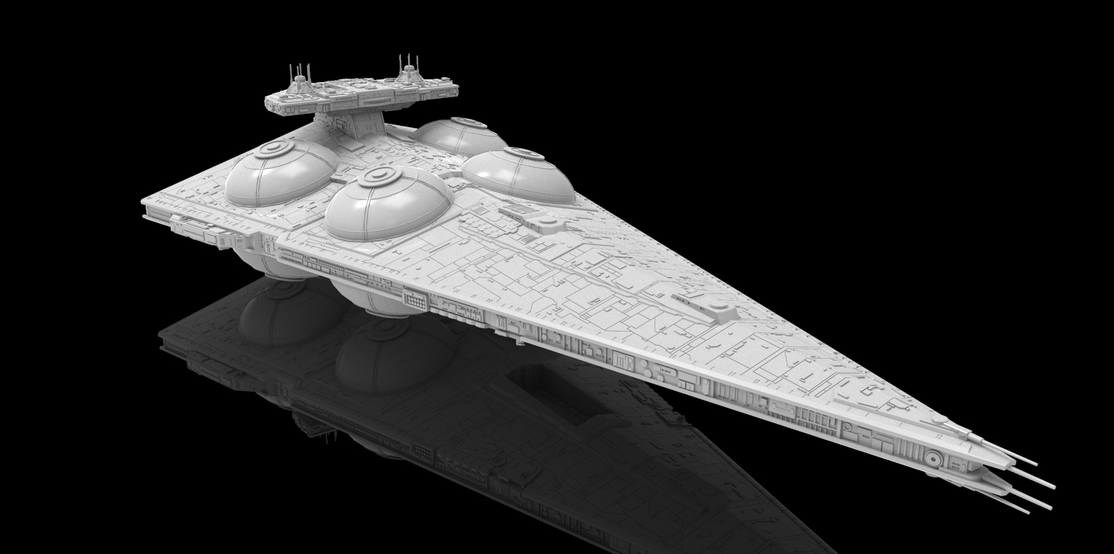 AM2712 Тяжелый имперский крейсер интердиктор «Обездвиживающий-418» Arma Models