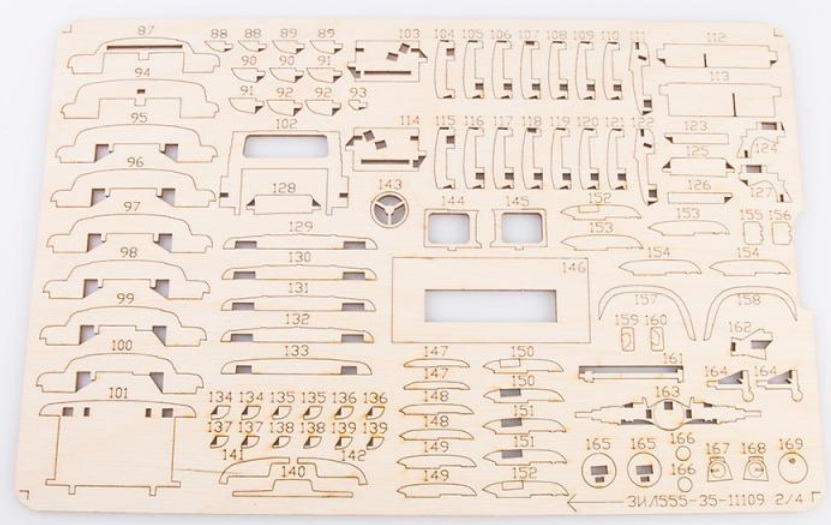 11109BAUMI Сборная модель ЗИЛ-ММЗ-555 самосвал Baumi