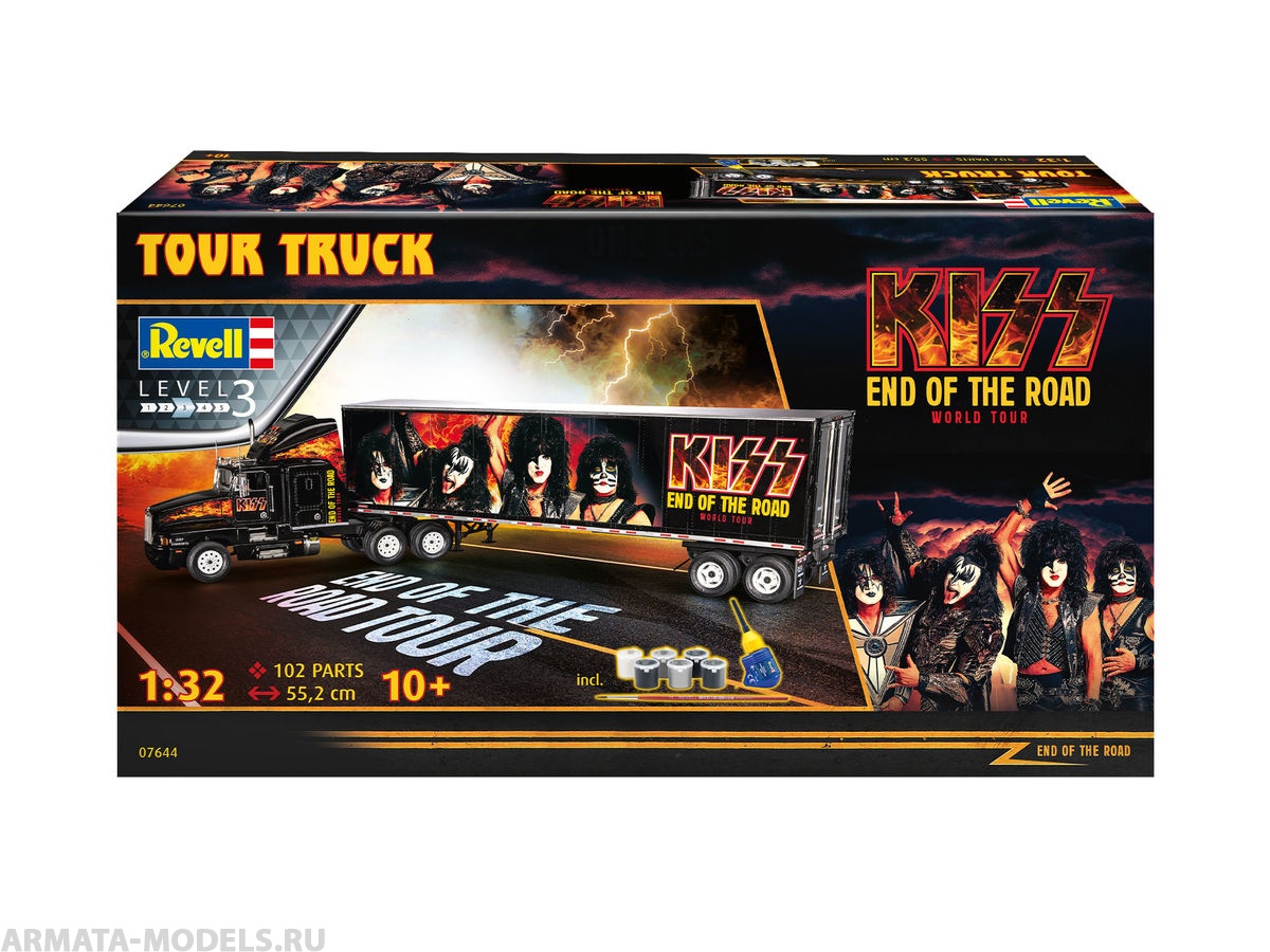07644RE Подарочный набор Трейлер KISS Revell