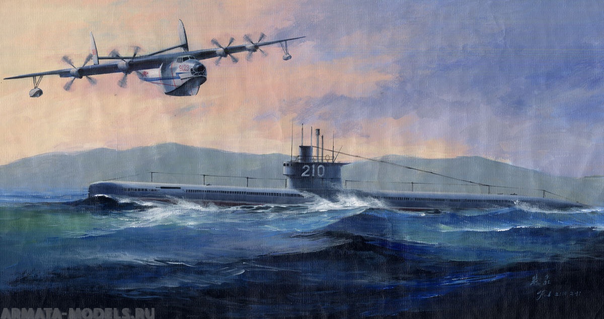 83515 Подводная лодка PLA Navy Type 033 Romeo Class Hobby Boss