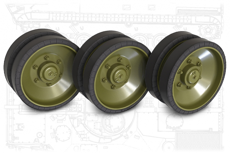 35265MIN БМП-3 Комплект опорных катков