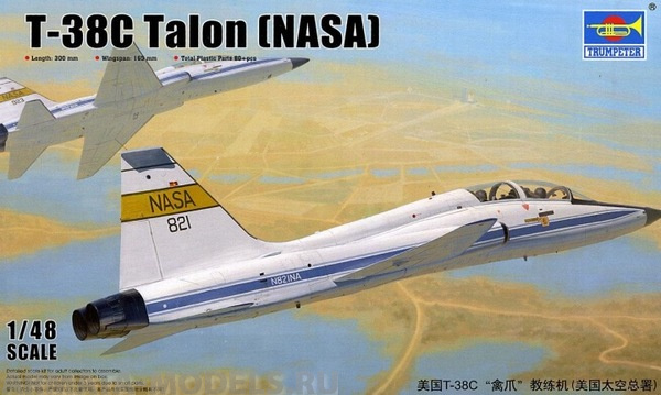 02878P Самолет T-38C Talon (NASA) Trumpeter