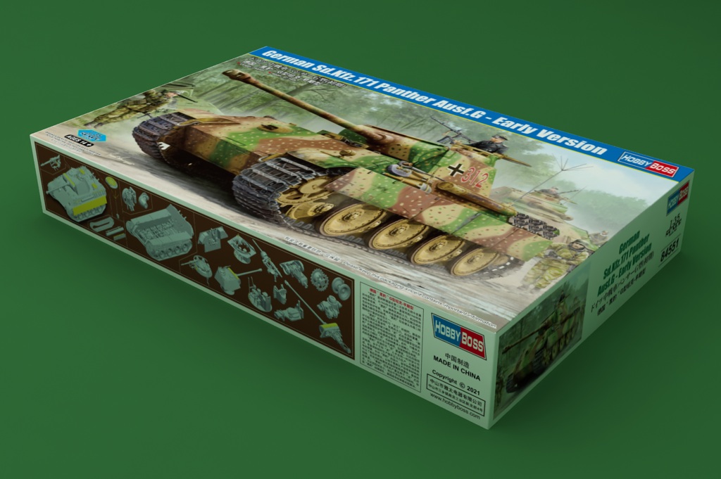 84551 Танк German Sd.Kfz.171 Panther Ausf.G - Early Version Hobby Boss