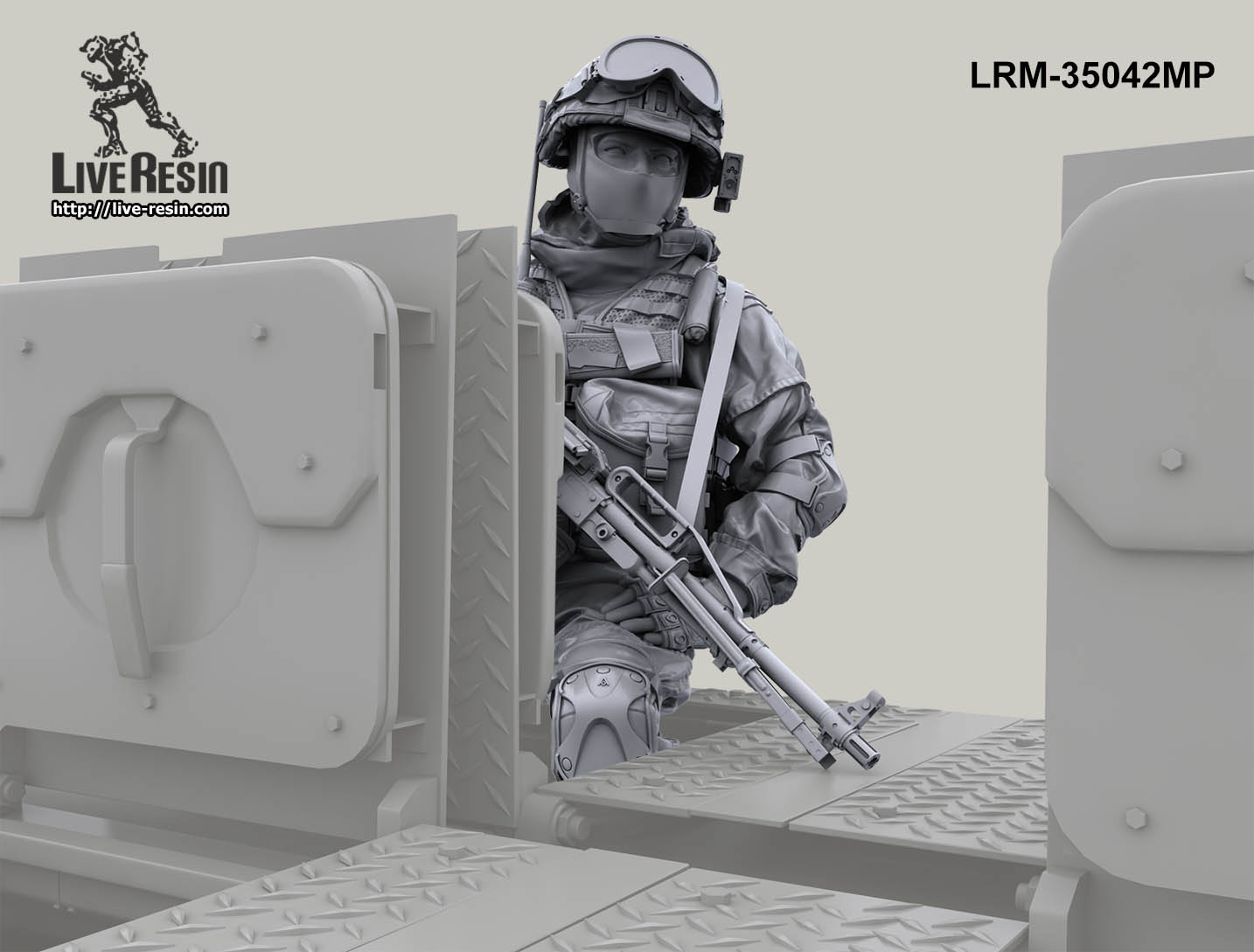 LRM35042MP Боец военной полиции РФ -4 Live Resin