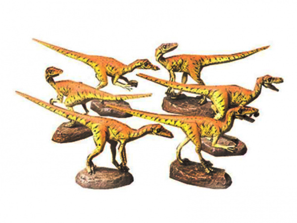 60105T Диорама Велоцирапторы (Velociraptors Diorama Set) Tamiya