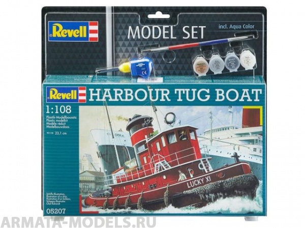 65207 Набор Буксир Harbour Tug Boat Revell