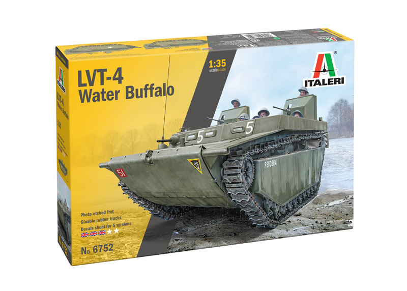 6752ИТ БТР LVT-4 WATER BUFFALO Italeri