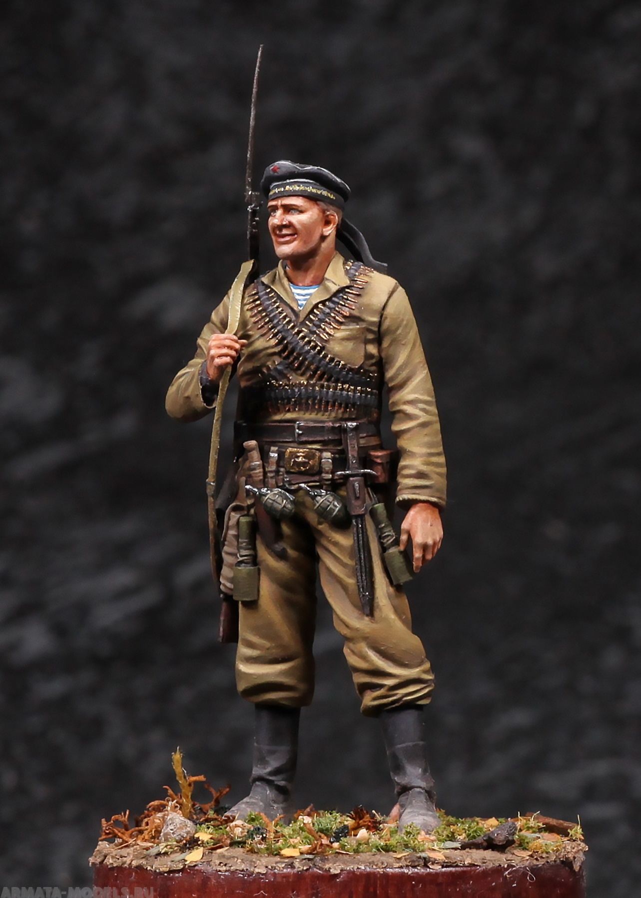 1601SOGA Командир взвода разведки 2-й бригады морской пехоты КБФ. 1941 г SOGA Miniatures