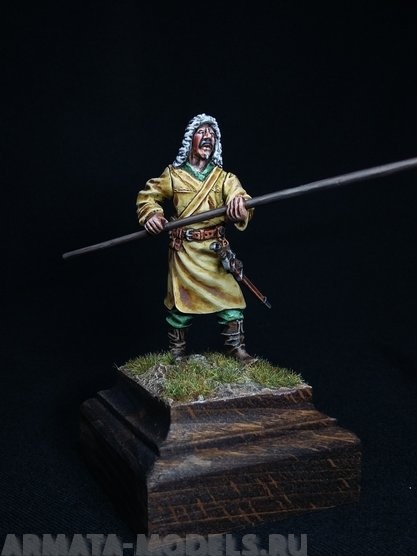 203ТБ ВИМ, пеший монгол с копьем, 54 мм Три Богатыря