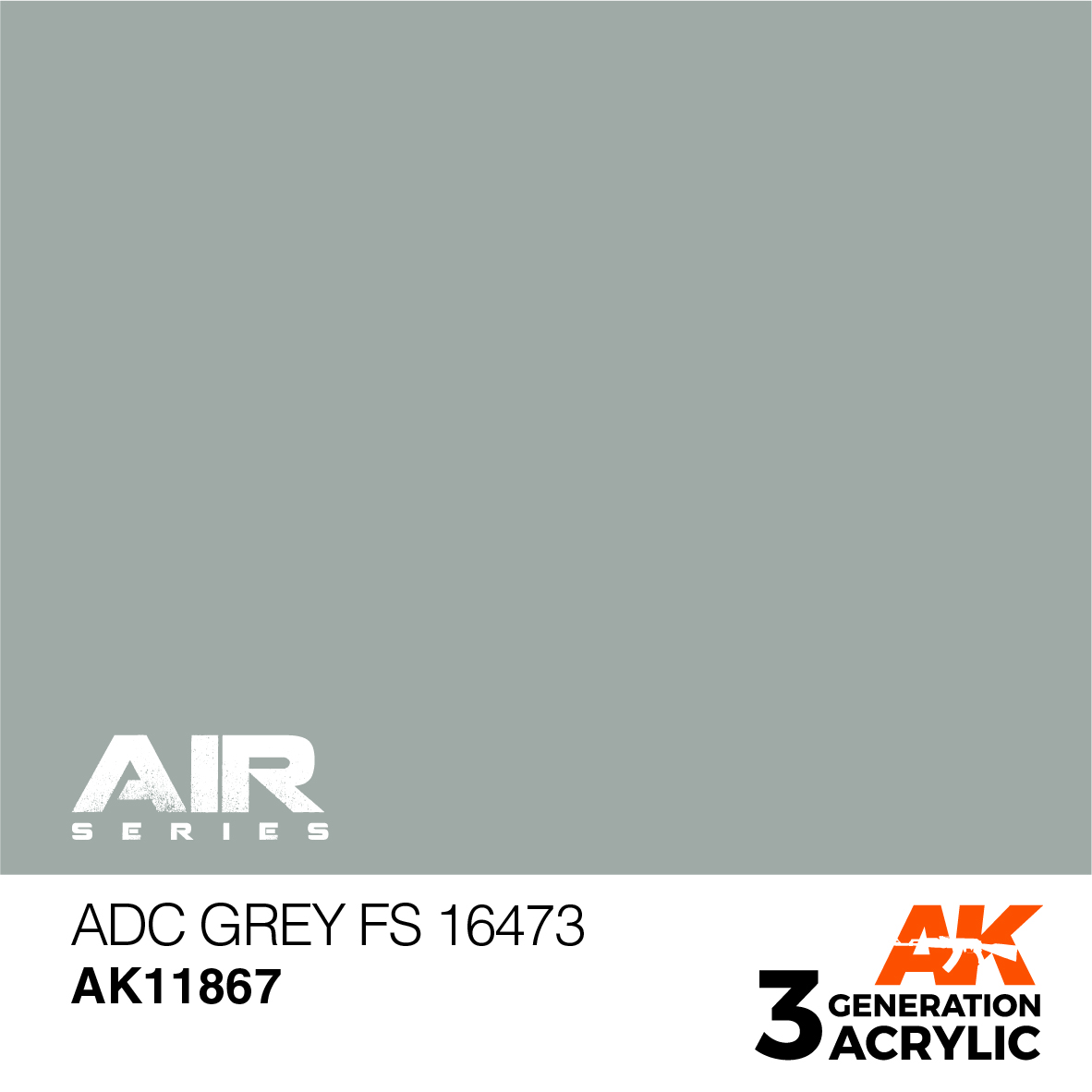 AK11867 Краска акриловая 3Gen ADC Grey FS 16473