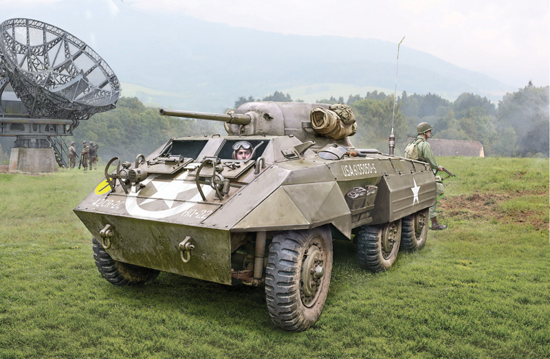 6364ИТ Броневик M8 Greyhound Italeri