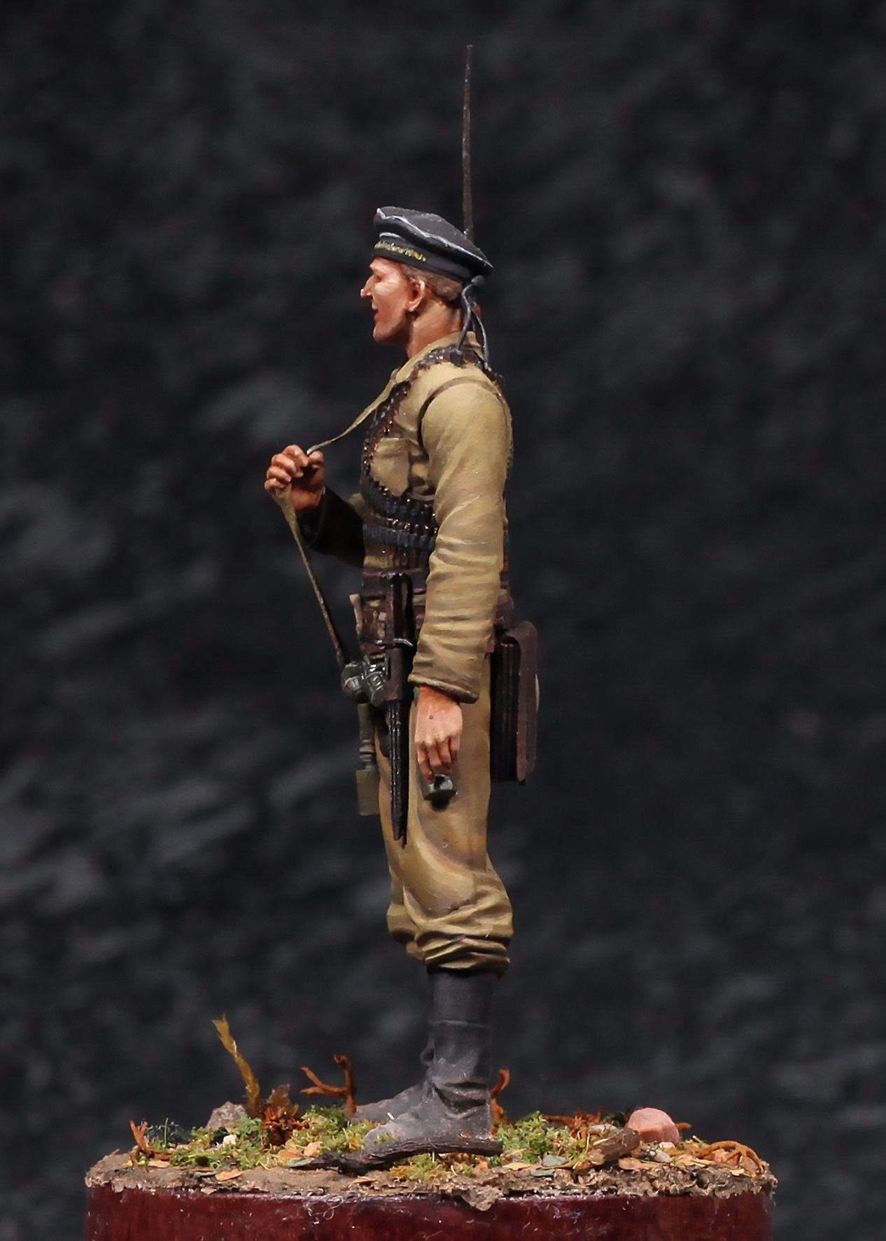 3007SOGA Командир взвода разведки 2-й бригады морской пехоты КБФ. 1941 г SOGA Miniatures
