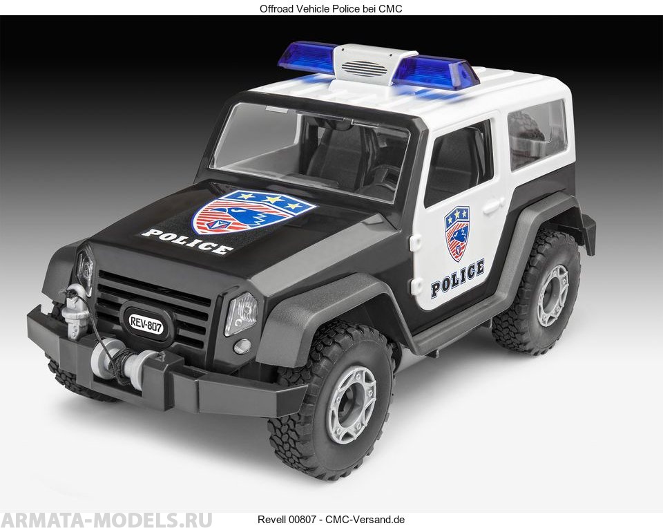 00807 Набор для детей Полицейский внедорожник Revell