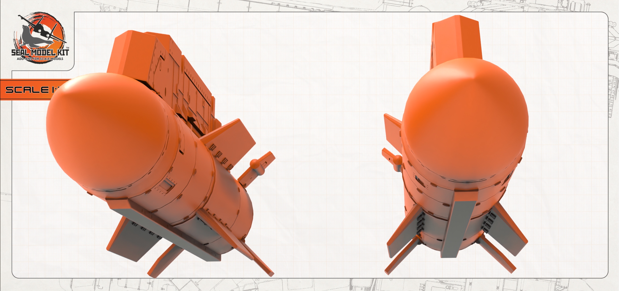 smkegg005 ракеты р-37м "пузосерия" Seal Model Kit
