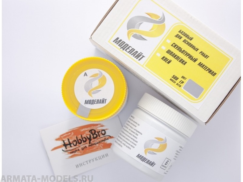 Шпатлевка Моделайт 500 гр. розовая