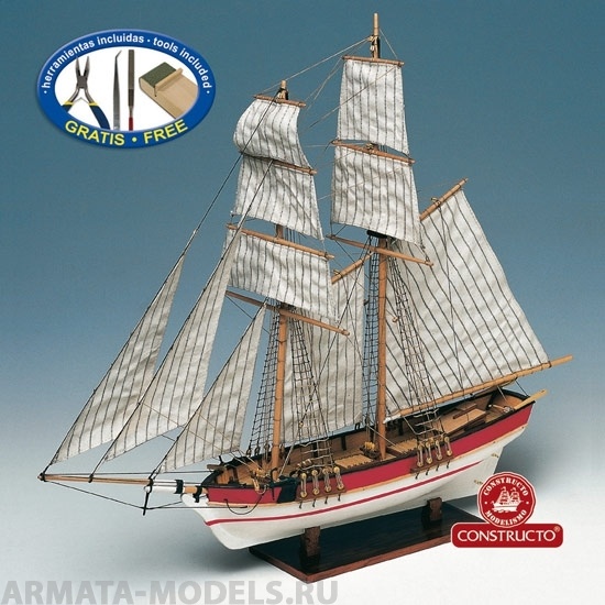 CON80615 Сборная модель корабля Flyer плюс инструменты и краски CONSTRUCTO