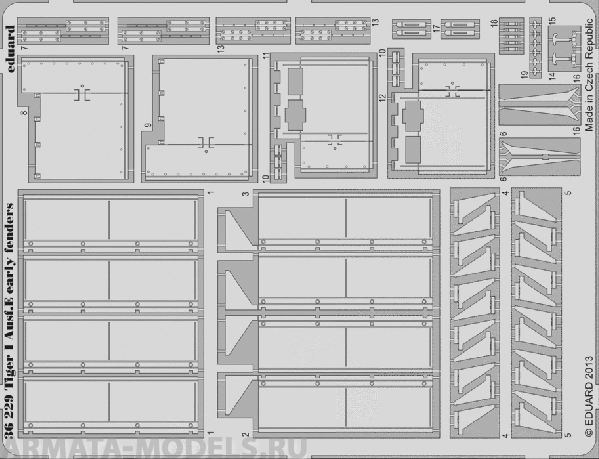 36229ED  Tiger I Ausf.E Early Fenders 1/35