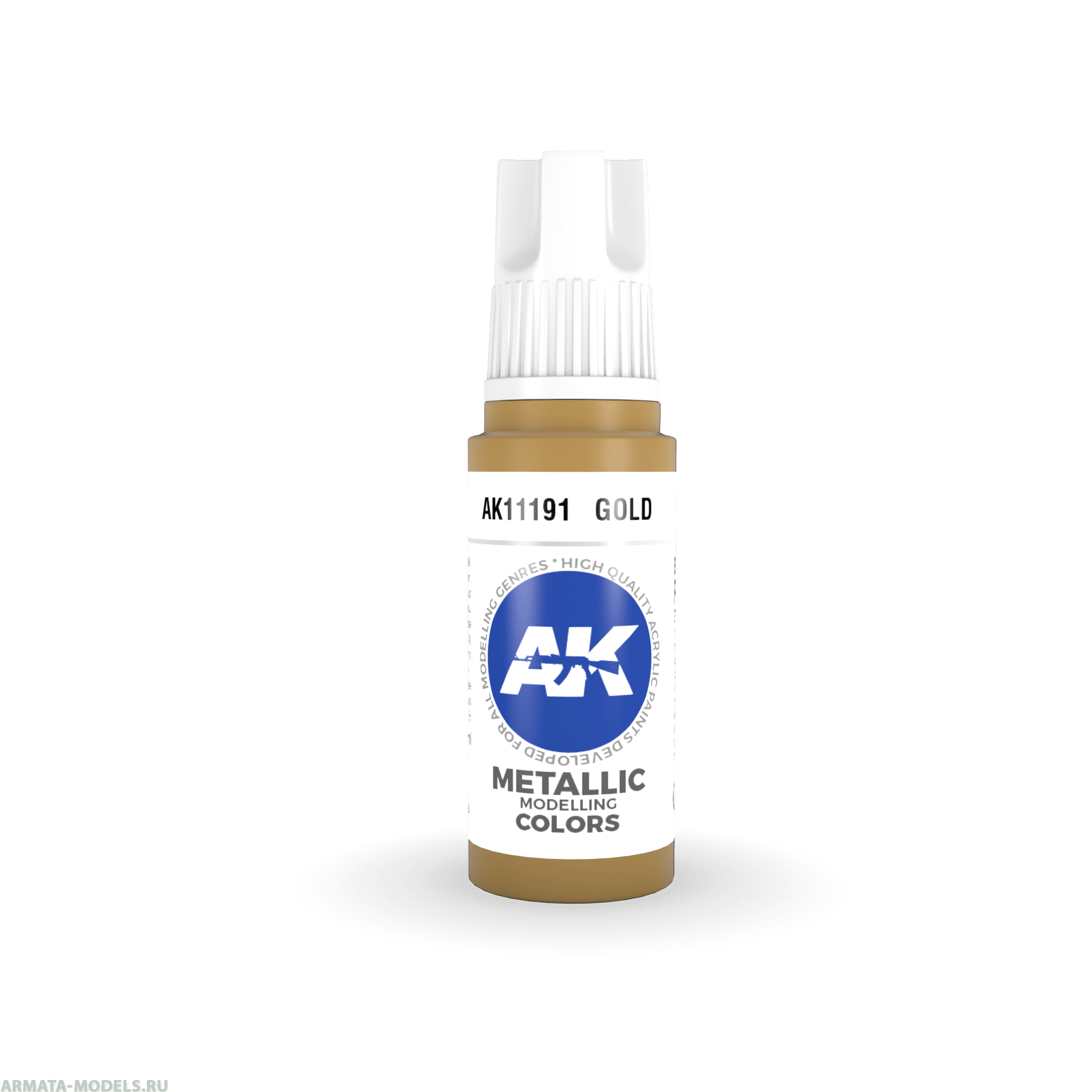 AK11191 Краска акриловая Gold 17ml