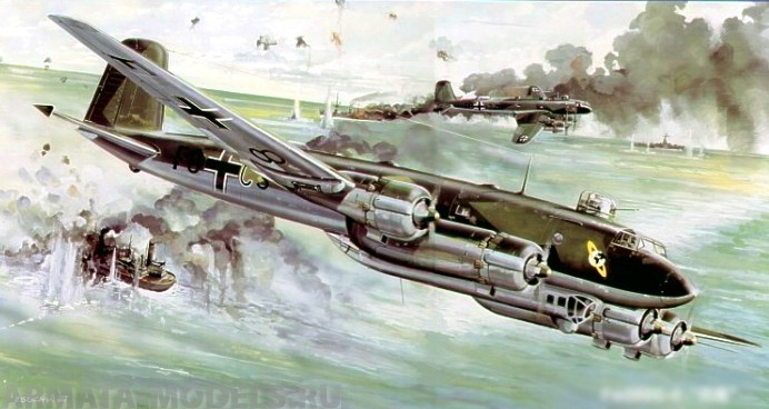 02814 Самолет  Фокке-Вульф FW-200С-4 Кондор Trumpeter