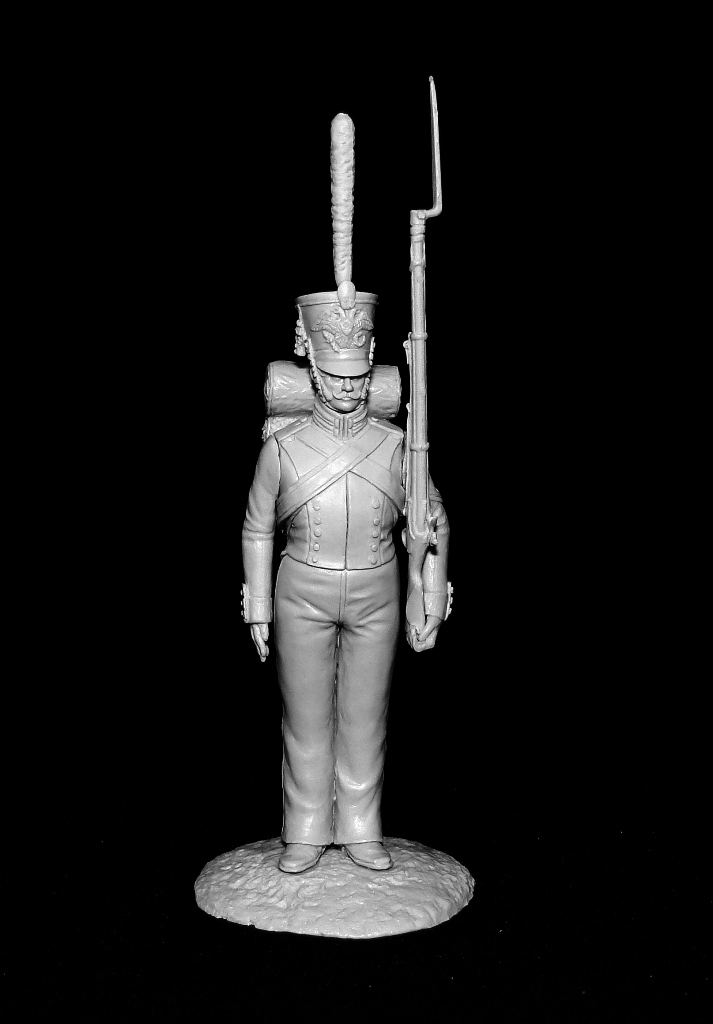 CHM-54125. Рядовой Лейб-гвардии пехотных полков, Россия 1839-43 гг.. 54 мм. Материал - смола. Chronos Miniatures