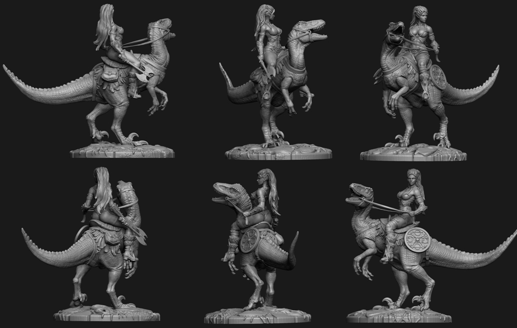 CHM-54174. Миры Фэнтези: Другая реальность. 54 мм. Материал - смола. Chronos Miniatures