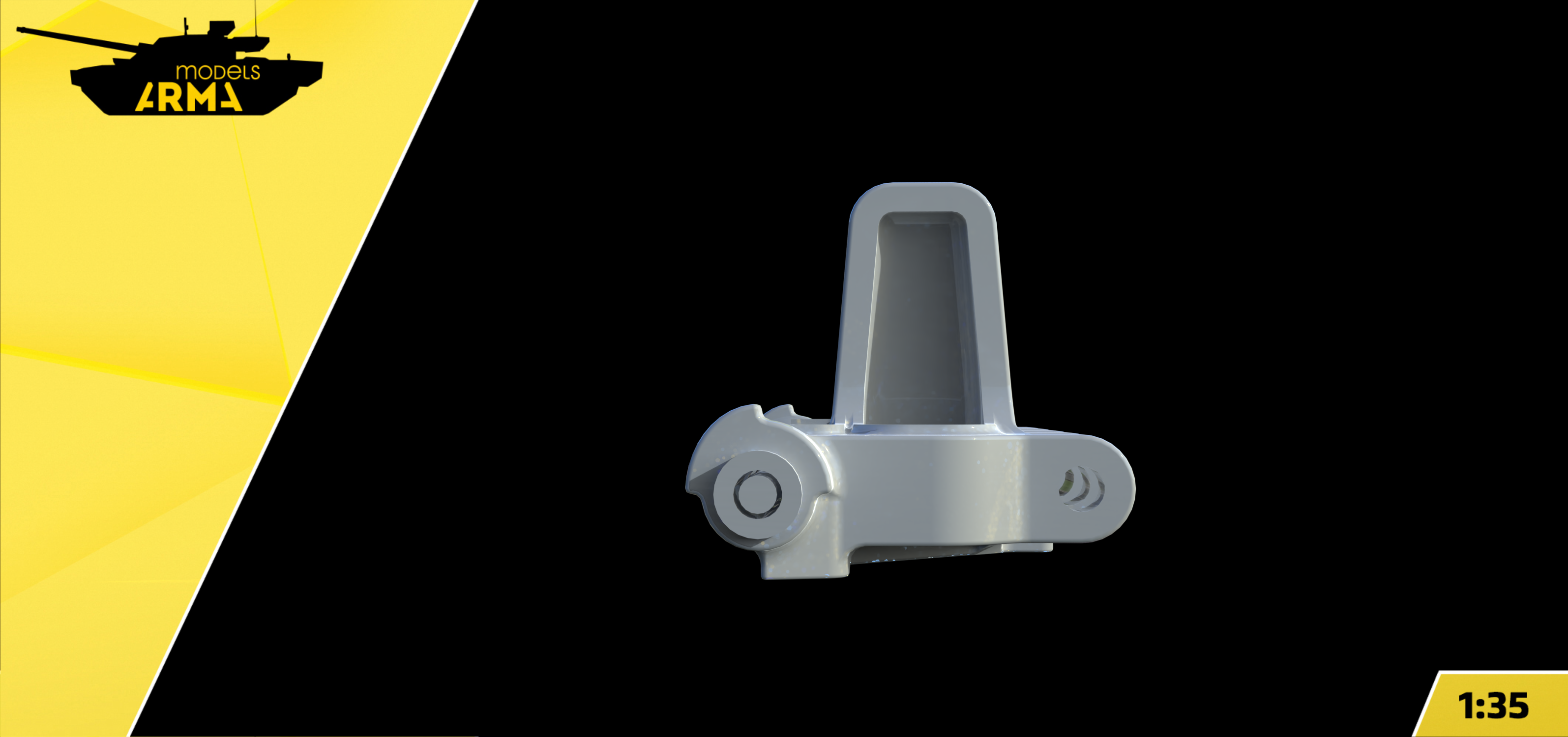 AM35847 Миниатюра Наборные 3D Траки для 2С1 Гвоздика (Не для свободной продажи)