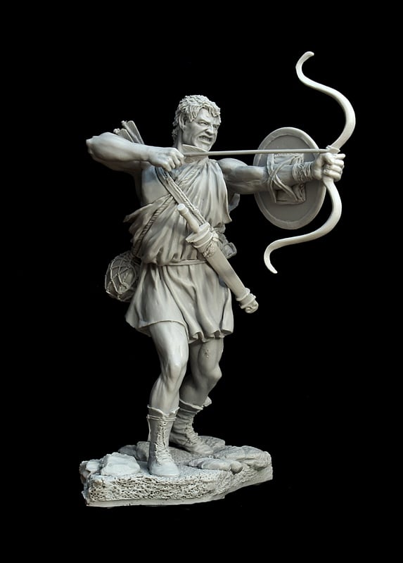 С-75-046 Фигура Ancient greece archer Medieval Forge Miniatures