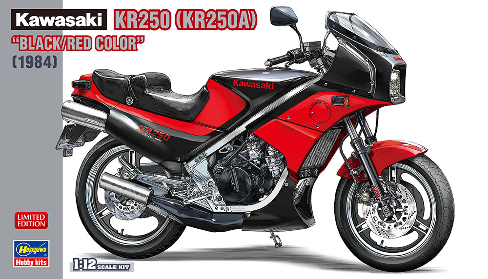 21740-Мотоцикл Kawasaki KR250 (KR250A) Hasegawa