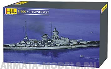 81085 Корабль  Шарнхорст (1:400) Heller