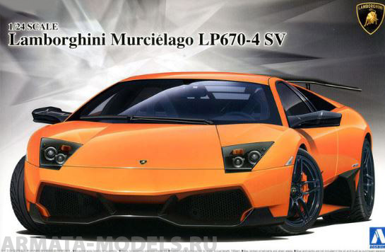 00706 Lamborghini Murcielago LP670-4 Superveloce [Japanese Edition] Aoshima