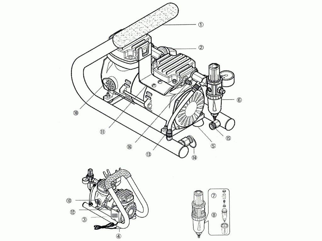 IS875HTRU Компрессор IS-875-HT Smart Jet Plus Tubular