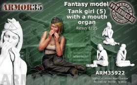 ARM35922 Немецкая танкиста 5 , с губной гармоникой