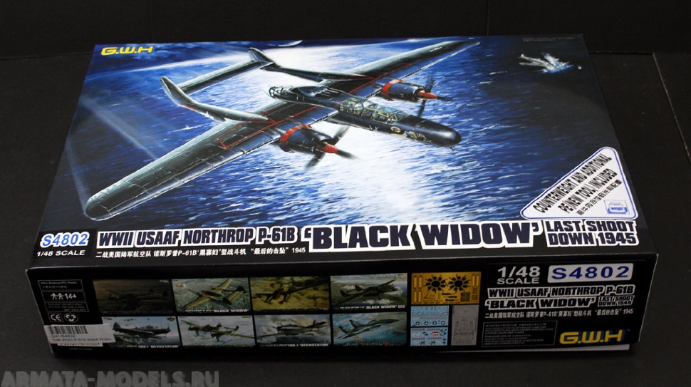 L4810 Самолет P-61B  Great Wall