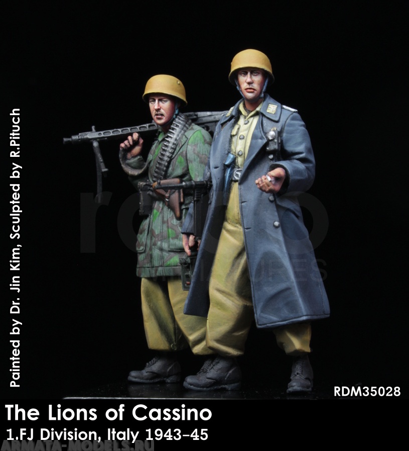 RDM35028 Солдат первой альпийской дивизии  1.FJ Division, Italy 1943-45 RADO MINIATURES