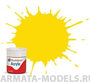 AB0069 Краска акриловая No 69 Желтый - Глянцевый -14ml Acrylic