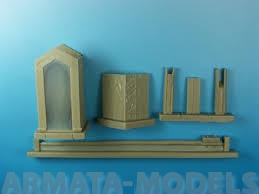 ED-3504 Дополнения для моделей Diorama accessories-Resin set 1/35 scale-Guard Sentry (Gate Shack)