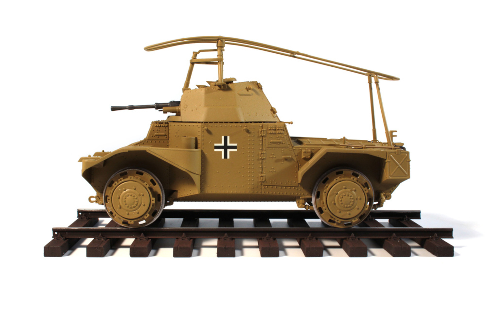 35376 Panzerspähwagen P 204 (f) железнодорожный, Германский бронеавтомобиль ІІ МВ ICM