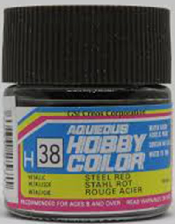 H038 Краска 10мл  STEEL RED