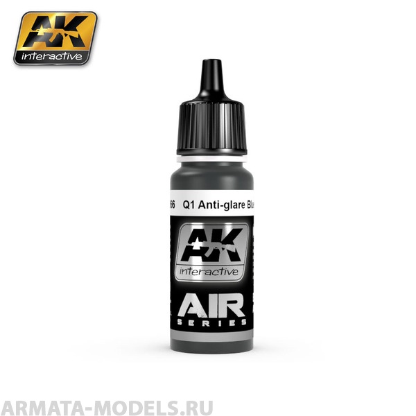 AK-2066 Краска акриловая Q1 ANTI-GLARE BLUE BLACK