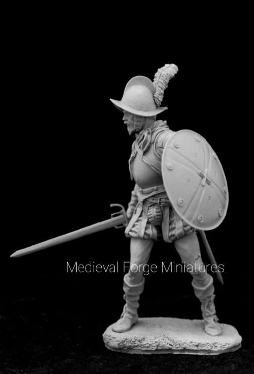 C-75-071 Фигура rodeleros 16 века Medieval Forge Miniatures