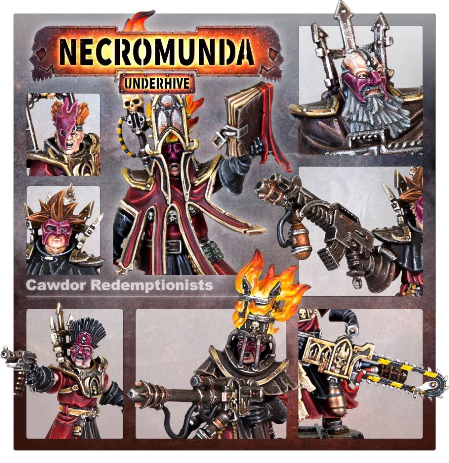 300-76GW Набор Некромунда. Дом Коудор. Искупители (Necromunda: Cawdor Redemptionists)