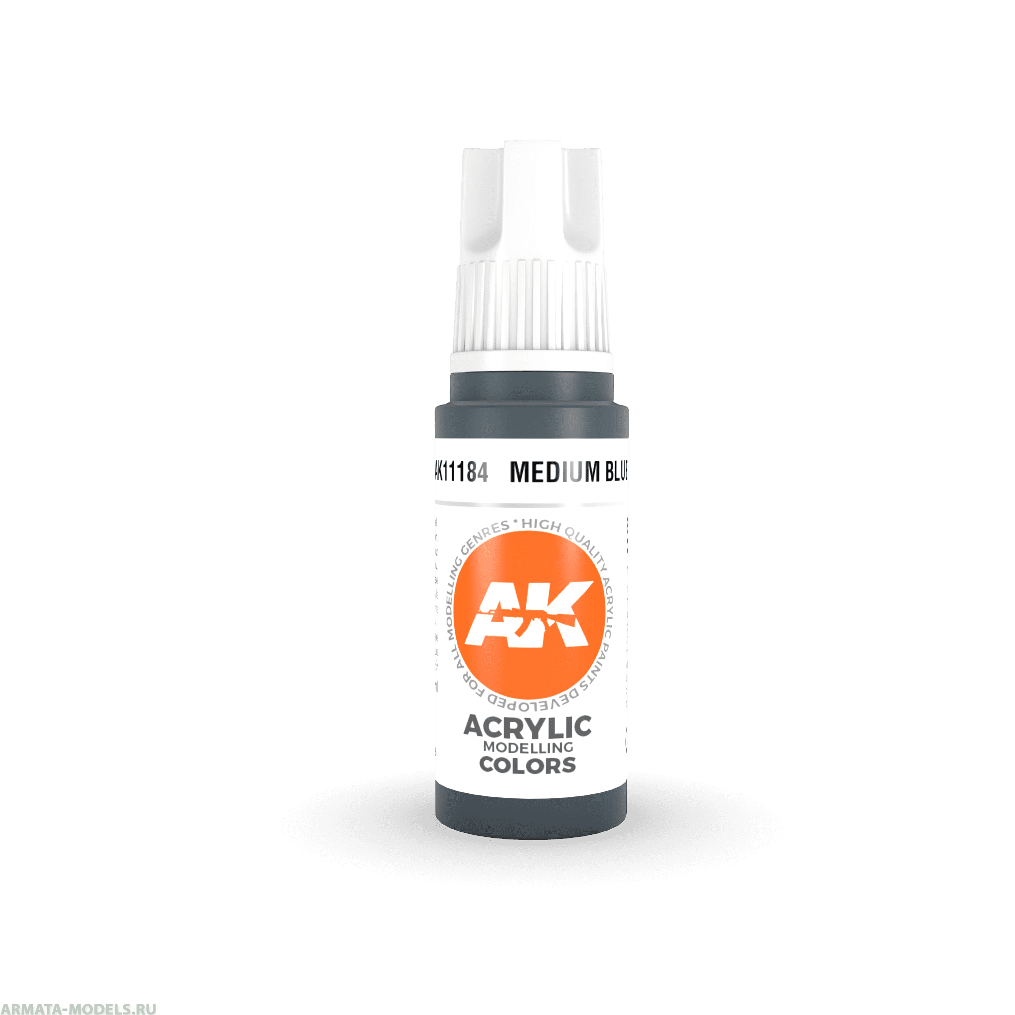 AK11184 Краска акриловая Medium Blue 17ml