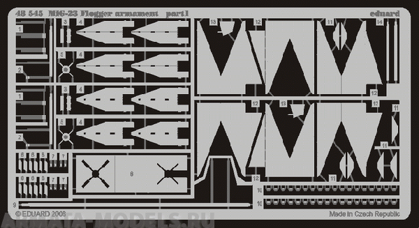 48545ED MiG-23 Flogger armament